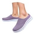 thumbnail image 3 of CAIXAI Orthopedic Shoes for Women Adjustable Upper Sneakers for Women Lightweight Walking Anti-Skid Women's Walking Shoes Knit Upper Embroidery Mary Jane Shoes Hands Free Sports Shoes, 3 of 8