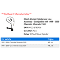 thumbnail image 2 of Clutch Master Cylinder and Line Assembly - Compatible with 1999 - 2000 Chevy Silverado 1500, 2 of 2