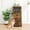 Retro color, variant on Dog Feeding Station with 2 Elevated Dog Bowls, Pet Feeding Station,turn over Top Pet Food Cabinet,Pet Food Container,Pet Toy Storage Organizer,Modern Storage Organizer