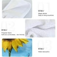 thumbnail image 5 of SKYSONIC Blooming Sunflowers Hanging Tie Towels 2 Pieces, Absorbent Hand Towels Tea Bar Dish Dry Towels for Kitchen Bathroom Home Decor,14" x18.2", 5 of 7