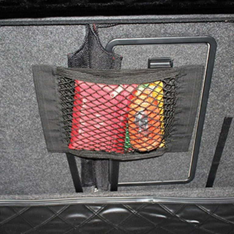 Car Back Rear Mesh Tunk Storage Net,Universal Mesh Cargo Net Car Storage Net  Wall Sticker Organizer Pouch Bag Storage Mesh Net - AliExpress