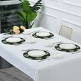 thumbnail image 4 of WOBOGO Dark Green Geometric Shapes Round Placemats Set of 4 Heat Resistant Washable Kitchen Table Decorations 15.4in, 4 of 7