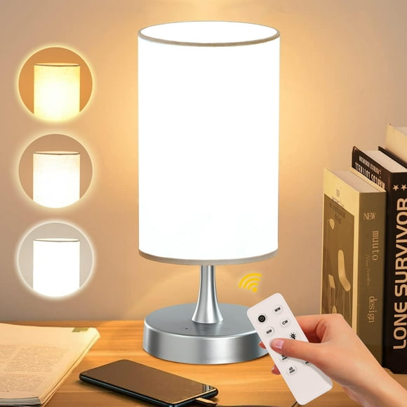Caromolly Light Therapy Lamp, 10000 Lux Light with Remote Control, 3 Color Temperature & 4 Brightness Level & Timer, Daylight Lamp for Home, Office,
