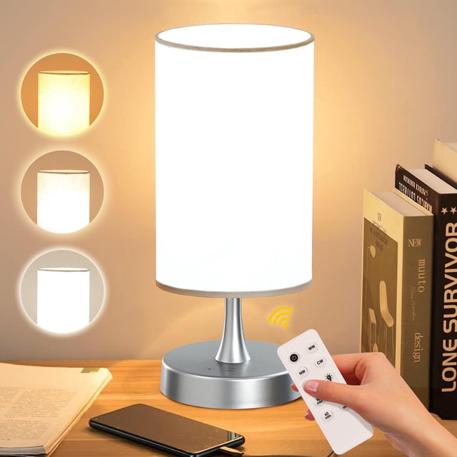 Caromolly Light Therapy Lamp, 10000 Lux Light with Remote Control, 3 Color Temperature & 4 Brightness Level & Timer, Daylight Lamp for Home, Office,