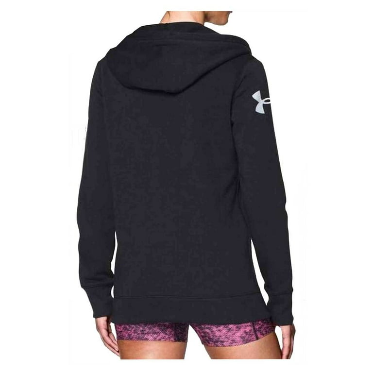 Women's ua fleece online taped wordmark hoodie