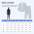 thumbnail image 4 of Salouo Dog Print Button-Front Long Sleeve Pajama Set for Men, Soft 2Pjs Men's Long Sleeve Sleepwear-XX-Large, 4 of 7