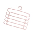 thumbnail image 2 of Yuarrent Estante de almacenamiento de pantalones 5 en 1 multifuncional, 2 uds., estante de almacenamiento ajustable para pantalones, organizador de Almacenamiento y organización del hogar Rosado Yuarrent HA004464-02, 2 of 6