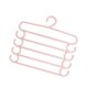 thumbnail image 2 of Yuarrent Estante de almacenamiento de pantalones 5 en 1 multifuncional, 2 uds., estante de almacenamiento ajustable para pantalones, organizador de Almacenamiento y organización del hogar Rosado Yuarrent HA004464-02, 2 of 6