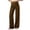 AV22_Brown, variant on Women's Low Rise Dress Pants Trousers Casual Dressy Wide Leg Tie Work Pants Striped Formal Slacks Khaki M