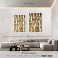 thumbnail image 4 of Elephant Stock Wandering Through The Birches I Wall Art - Vertical Multi Panel Canvas - Living Room Wall Decor - Floral And Botanical Multi Panel - Brown And Gray Decor By Albena Hristova - 42" x 65", 4 of 8