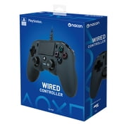 Nacon Wired Controller for PlayStation 4 and PC, Black