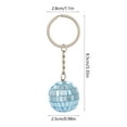 thumbnail image 3 of Uutvery Disco Ball Keychain,Mini Keychains Party Favors,Mini Disco Ball Key Chain Party Favors, Christmas Hanging Ball Decoration,Disco Ball Accessories for 70s 80s Disco-Party Supplies, 3 of 6