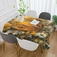 thumbnail image 5 of YAZAOO Square Tablecloth Bee Take Honey Painting Pattern Tableclothes, 5 of 9