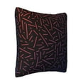 thumbnail image 2 of LNWH Decorative Pillow Covers, Line Texture Square Sofa Decorative Knit Pillow Case, 16"x16", 2 of 8