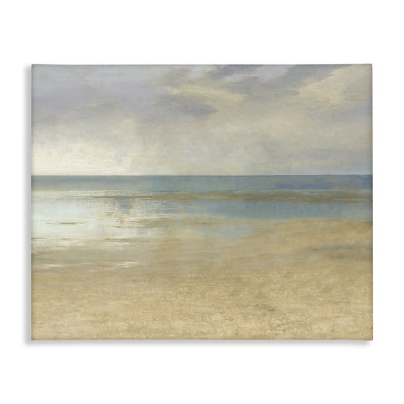 Stupell Industries Coastal Coastal Sandy Sunlit Beach Canvas Art, 48 x 36, by Christy McKee
