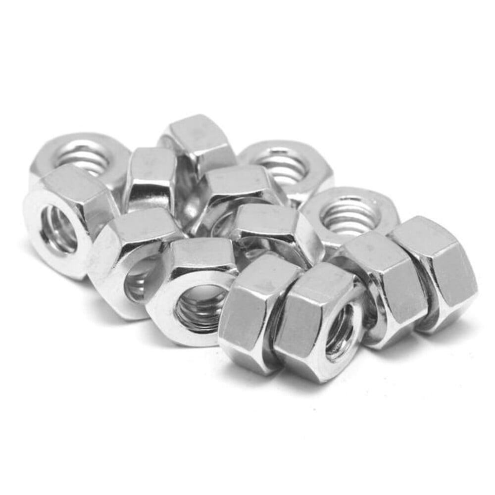 Heavy Hex Nut, 5/16"-18, 18-8 Stainless Steel, Not Graded, Advanced Corrosion Resistance, 50 PK