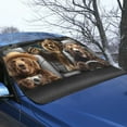 thumbnail image 3 of FOR U DESIGNS Bear Print Car Windshield Snow Cover, Auto Windshield Cover for ice and Snow, Freeze Protector for Auto Ice Windproof UV Sunshade Cover for SUVs, Vans, 3 of 6