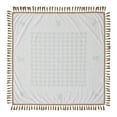 thumbnail image 2 of VHC Brands Pip Vinestar Table Topper 40x40, Kitchen and Dining Room Decor, Tabletop Accessory, Cotton, Pip Vinestar Collection, Square 40x40, Natural, 2 of 3