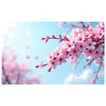thumbnail image 1 of Cherry Blossom Spring Banners Wedding Background Festival Backdrop Banner Outdoor Event Photography Decoration Celebration, 1 of 4