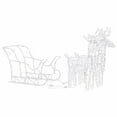thumbnail image 4 of vidaXL Christmas Decoration Lighted Reindeer and Sleigh with LEDs Acrylic, 4 of 10