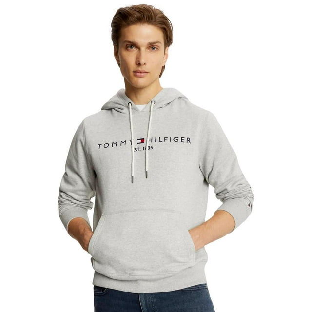 Sudadera con capucha Tommy Hilfiger con logo bordado para hombre