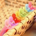 thumbnail image 5 of UNTERING Hairpin Women Girls Sweet Jelly Candy Color Single Prong Hair Clip Semi Hairdressing Barrettes, 5 of 7
