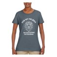 thumbnail image 2 of Wild Bobby Fear Not For Jesus The Lion Of Judah Has Triumphed Inspirational/Christian Women Graphic Tee, Charcoal, Large, 2 of 5