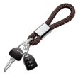 thumbnail image 4 of Llavero de cuero tejido a mano, llavero de coche, regalo para hombres y mujeres, madre TUNC Sencillez, 4 of 5