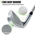 thumbnail image 5 of MAZEL Golf Individual Iron 1,2,3,4,5,6,7,8,9, Golf Iron with Steel Shafts for Right Handed Golfers, 5 of 6