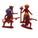 thumbnail image 1 of 4 Unids Simulación Figura de Vaquero Indio Decoraciones Ornamento de Escritorio Diorama Paisaje Indio Figuras de Juguete Figuras, 1 of 9