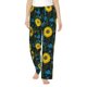 thumbnail image 1 of Balery Sunflowers And Blue Flower Pantalones de pijama para mujer, pijamas ultraligeros, pantalones de estar por casa-Medium, 1 of 6