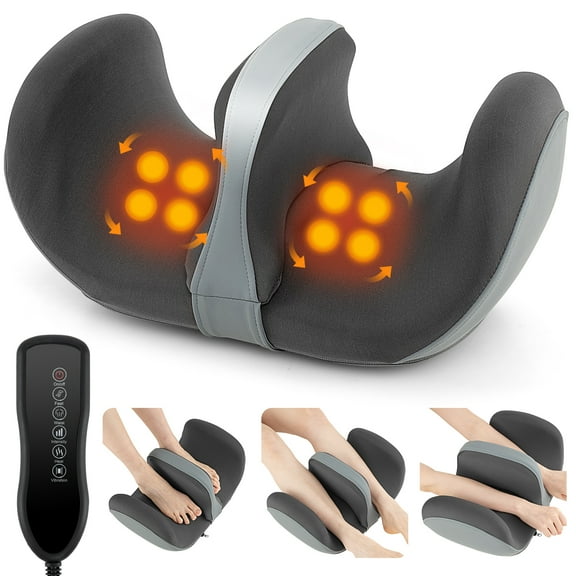 Giantex Electric Foot Massager, Calf Massager w/3 Massage Intensity, Vibration, Detachable Middle Sponge