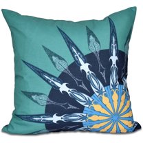 Simply Daisy 16" x 16" Sailor's Delight Geometric Print Outdoor Pillow