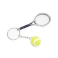 thumbnail image 1 of Advancent 6 piezas simulación raqueta de tenis llaveros deporte moda colgante decoración llavero accesorios esposa verde Decoración del hogar Plata Advancent HA011953-04, 1 of 5