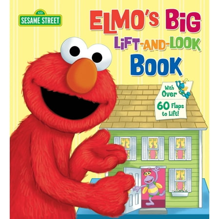Elmos Big Lift and Look Book Featuring j (Board