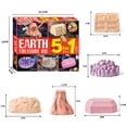 thumbnail image 7 of Piano Potato 5-in-1 Earth Treasure Dig Kit for Kids, STEM Geology Science Toy with Real Crystals & Gems, Complete Excavation Set with Tools for Boys & Girls Ages 6-12, 7 of 7