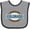 Heather and Black, variant on Inktastic Proud Colorado Native Boys or Girls Baby Bib