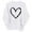 White, variant on Girls Hoodies Valentines Shirts for Girls and Children Heart Cute Graphic Valentines Day Sweatshirts Long Sleeve Crew Neck Holiday Tops Pink 6-7 Years