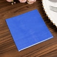 thumbnail image 7 of Balsa Circle 50 Royal Blue Disposable 2 Ply Soft Dinner Cocktail Paper Napkins Party Events Tableware Decorations Supplies, 7 of 7