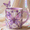 Black, variant on Purple Butterfly Mug Personalized Floral Coffee Cup Gift for Women