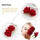 thumbnail image 2 of BRIGHTFUFU 2 piezas de cabello nupcial clips de moño tela rosa flor para la flor peinado para el cabello de boda herramienta, 2 of 8