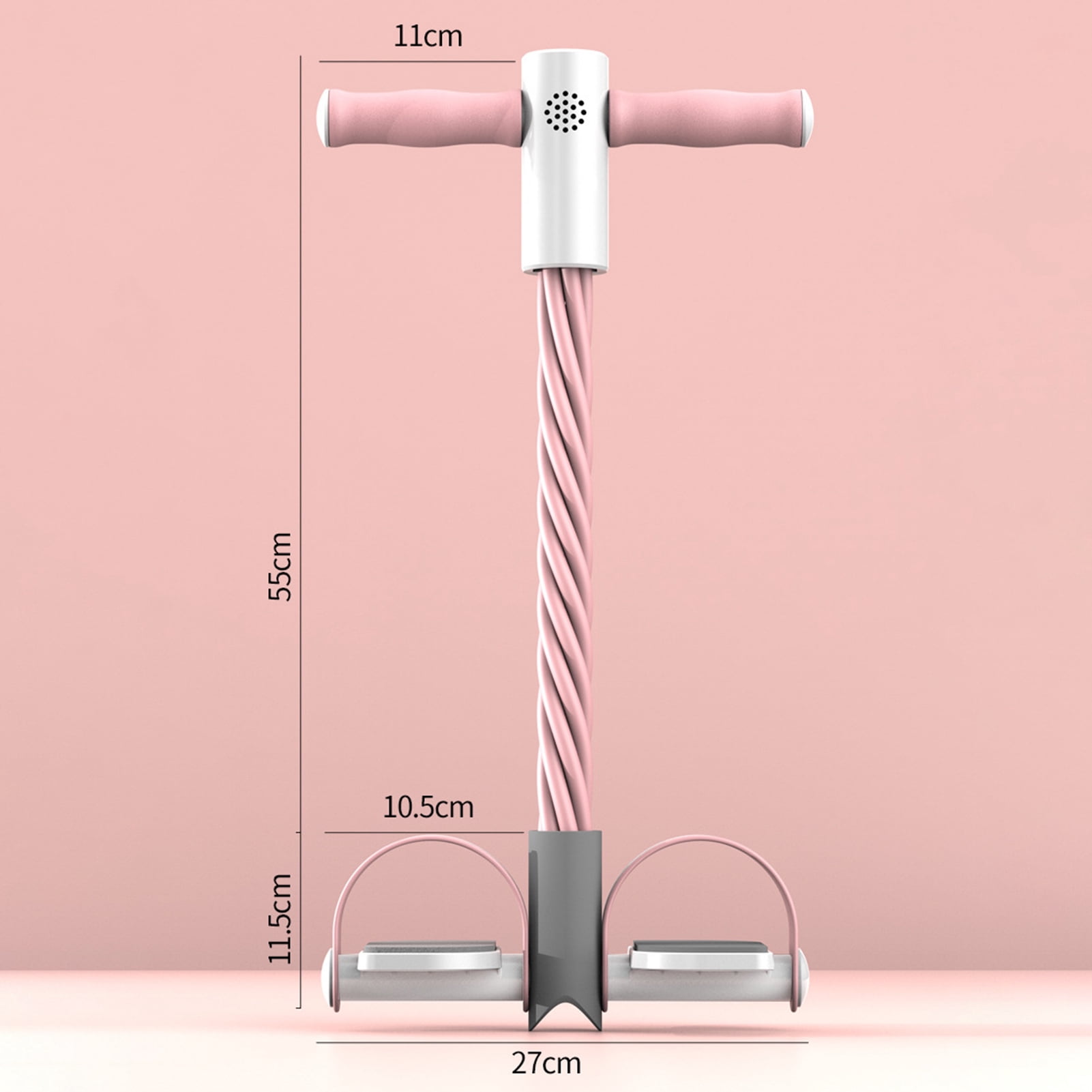 YIFAEUX Pedal Resistance Band with Digital Counter Multifunction Tension Rope 4/6-Tube Elastic Yoga Pedal Puller Body Stretching Trainer Home Gym Workout Equipment