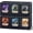 6, variant on 4 pack Deck Box Compatible with MTG, Display Card Storage Box Holds 100 Double-Sleeved Cards, Trading Card Deck Case Compatible with Magic the Gathering with PU Leather & Magnetic Closure