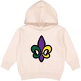 thumbnail image 2 of Inktastic Fleur De Lis Mardi Gras Holiday Toddler Hoodie, 2 of 4