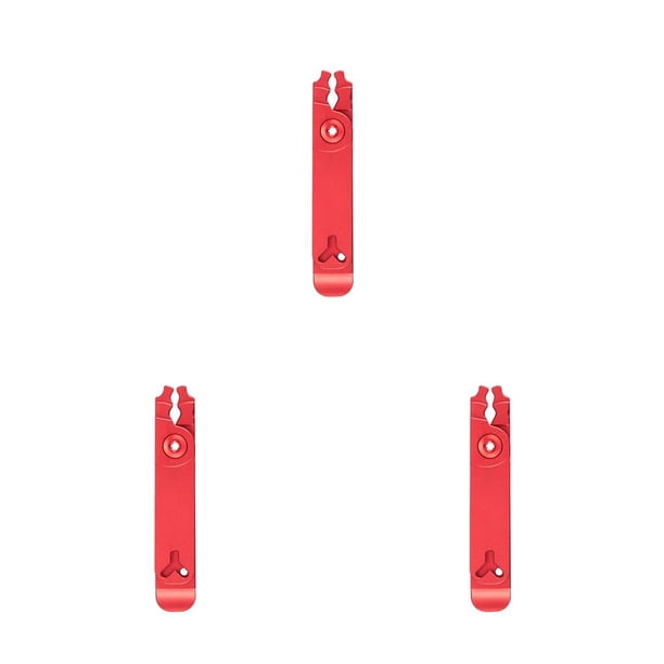 Alicates de eslabón de bicicleta Wosthever herramientas de reparación de extracción de cadena de núcleo de válvula Rojo 3Conjunto