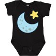 thumbnail image 3 of Inktastic Moon and Star Boys or Girls Baby Bodysuit, 3 of 5