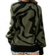thumbnail image 4 of Puntoco Suéter Mujer Invierno Casual Estampado Puff Manga Larga Cuello Redondo Jersey Top Navidad Liquidación Puntoco Puntoco-888, 4 of 4