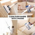thumbnail image 2 of Open Box SHUNZAO S9 Cordless Vacuum Cleaner 320W Powerful Stick Vacuum - White, Blue, 2 of 5