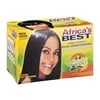 Africa's Best Herbal Intensive Dual Conditioning No-Lye Hair Relaxer System, Super Strength, Adult, All Hair Type