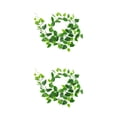 thumbnail image 2 of Hoja de vid artificial Wosthever decoración de pared verde falsa 2Conjunto tipo3, 2 of 6